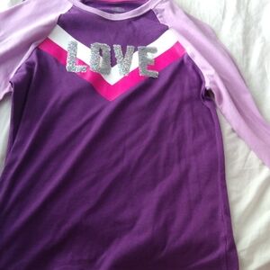 Athletic Works Purple and Pink Kids Shirt